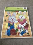 Vintage Bunny Family Color Guild Press Frame-tray Puzzle Euc! 1988. Fixed Price $10.00.