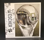 Buffalo 1000 Pc Jigsaw Puzzle M.c. Escher Self Portrait With 18 X 11 3/4 Poster. Fixed Price $14.55.