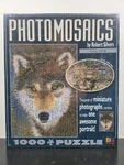 Photomosaics Grey Wolf 1000 Pc Puzzle Robert Silvers Buffalo Games Fun Gift New. Fixed Price $29.99.