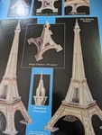 Milton Bradley PUZZ-3D Eiffel Tower 703 Piece Jigsaw Puzzle Complete Inv 669. Fixed Price $14.42.