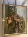 Vintage Golden Jigsaw Puzzle - Rock Of Hautepierre 1869 Masterpiece Series. Fixed Price $26.00.