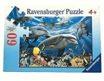 Ravensburger Puzzle Ocean Dolphins Caribbean Smile 095933 Complete 14.5 X 10.33. Fixed Price $8.99.