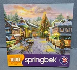 Christmas Eve Puzzle Snow Scene 1000 Piece Springbok Made Usa. Fixed Price $14.40.