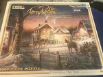 Buffalo Games Puzzle Trimming The Tree Terry Redlin 1000 Pieces #11587. Fixed Price $22.00.