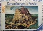 Ravensburger Puzzle- 5000 Piece Tower Of Babel. Fixed Price $52.95.