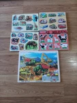 Lot Of 5 Wooden Peg Puzzles Melissa & Doug Zoo 2 Farm Animals Sound, 1 Jigsaw. Fixed Price $29.78.