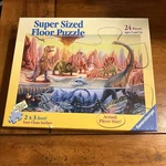 Ravensburger Children's Dinosaur Super Sized Floor Puzzle 2' X 3'. Fixed Price $12.00.