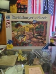 New In Box Ravensburger Cozy Backyard Bliss 750 Piece Jigsaw Puzzle Large. Fixed Price $12.99.