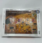 Eurographics Fine Art Collection Gustav Klimt The Kiss 1000 Piece Jigsaw Puzzle. Fixed Price $14.18.
