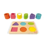 Janod I Wood Shapes And Sounds 6 Block Puzzle Ages 12 Months+ -. Fixed Price $58.52.
