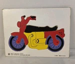 Vintage Motorcycle 1988 Judy/ Instructo Pieces Educational Puzzles. Fixed Price $13.95.