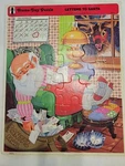 Letters To Santa Christmas Frame Tray Puzzle 75900-2 Vintage 1973 Rainbow Works. Fixed Price $19.95.