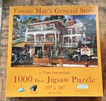 Fannie Mae's General Store 1000 Pc Sunsout Jigsaw Puzzle Art By Tom Antonishak. Fixed Price $10.00.