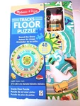Melissa & Doug Kids Tracks Floor Puzzle 48 Pieces Around Shore Theme 27" Dia. Fixed Price $10.40.