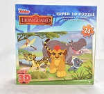 The Lion King Super 3D 24 Piece Jigsaw Puzzle Guard Disney Junior. Fixed Price $24.79.