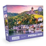 Amazing Puzzles 1000 Piece Jigsaw 19X27IN With Poster - Cochem, Germany. Fixed Price $17.99.