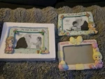 Precious Moments Lot Of 3 Picture Frames 4X6 Birthday & Santa Christmas Vintage. Fixed Price $19.00.