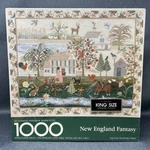 Nos Vintage Springbok Puzzle New England Fantasy 1000 Pcs 24X30 PZL5953 Sealed. Fixed Price $30.00.