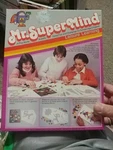 1981 Leisure Learning Mr. Supermind Geometric Pattern Blocks & Design Cards. Fixed Price $19.13.