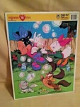 Minnie Puzzle Vintage Frame Tray Golden 4550-5 Mouse Daisy Duck Lady Trixie. Fixed Price $14.99.