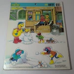 Vintage Sesame Street Frame Tray Puzzles Golden 1991 Jim Henson Winter. Fixed Price $17.99.