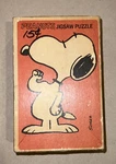 Snoopy Peanuts Mini Jigsaw Puzzle Antique 1958 United Feature Syndicate Schulz. Fixed Price $25.00.