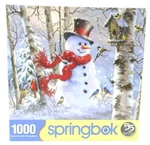 Christmas Snowman 1000 Piece Jigsaw Puzzle Springbok Winter Friends Sealed Nib. Fixed Price $34.00.