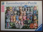 Ravensburger Cat Jigsaw Puzzle Family Reunion 1000 Piece Softclick 2017 Complete. Fixed Price $19.94.