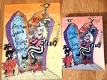 1990 Beetlejuice Golden Puzzle 100 Piece Set Complete Vintage Cartoon. Fixed Price $14.38.