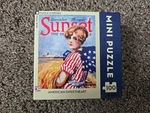Ny Puzzle Co American Sweetheart Mini 100PC Free Ship Add. Fixed Price $9.99.