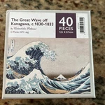 Wentworth Wooden Puzzle 40 Pc The Great Wave Off Kanazawa Hokusai Laser Cut New. Fixed Price $20.00.