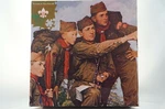 Norman Rockwell Boy Scouts Of America Pointing The Way Jaymar Puzzle Complete. Fixed Price $49.50.