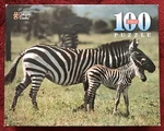 Mother And Baby Zebra Vintage 1998 Golden Books 100 Piece Puzzle Ages 5-10 Nib. Fixed Price $50.56.