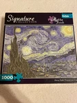 Buffalo Signature Matte Starry Night Vincent Van Gogh 1000 Jigsaw Puzzle. Fixed Price $9.95.