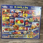 White Mountain Puzzles An Apple Day 1000 Pc Jigsaw - New. Fixed Price $75.99.