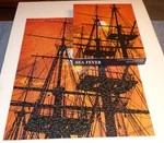 Sea Fever Springbok Jigsaw Puzzle Tall Ship Mast Rigging Sunset 500 Pc Assembled. Fixed Price $12.00.