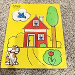 Vintage Playskool Puzzle My House 186-01 Dog Made Usa 5 Pieces Free Shipping!. Fixed Price $16.99.