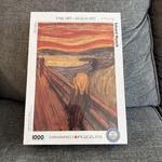 The Scream By Edvard Munch 1000 Piece Jigsaw Puzzle Fine Art Eurographics Sealed. Fixed Price $8.99.