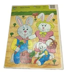 Vintage Bunny Family Color Guild Press 25 Piece Frame-tray Puzzle 1988 Schneck. Fixed Price $12.99.