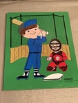 Vintage Playskool Little Leager Wooden Puzzle 330-32. Fixed Price $29.99.