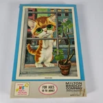 Milton Bradley Vintage Puppy-kitty 500 Jigsaw Puzzle 2 Pieces Missing. Fixed Price $16.00.