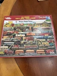 All Aboard Antique Model Trains 1000 Piece White Mountain Puzzles Sealed. Fixed Price $23.80.