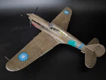 Pro Built Curtiss P-40E Warhawk 1/32 Scale Model. Fixed Price $400.00.