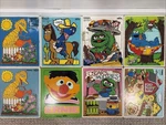 (8) Vintage Playskool Sesame Street Ernie Big Bird Oscar Grover Jigsaw Puzzle. Fixed Price $79.99.
