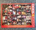 Eurographics Christmas Ornaments 1000 Piece Puzzle Complete. Fixed Price $7.95.