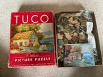 Vtg Tuco Deluxe Picture Puzzle Golden Days" By Ra Fox , 1 Missing. Fixed Price $20.00.
