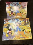 Vintage Jaymar Walt Disney Jigsaw Floor Puzzle Mickey Goofy 35 Big Pieces 17X22". Fixed Price $11.99.