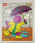Vintage Playskool Barney Dancing The Rain Dancin' Wooden Puzzle 1993. Fixed Price $15.00.