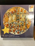 Great American Puzzle Factory - Holy Cats! Bill Bell Round 500+ Pieces New. Fixed Price $19.99.
