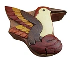 The Handcrafted - Puzzle Box Hummingbird. Fixed Price $28.00.